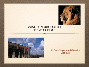 winston churchill high school - North East Independent School District