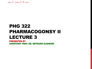 PHG 322 lecture 3