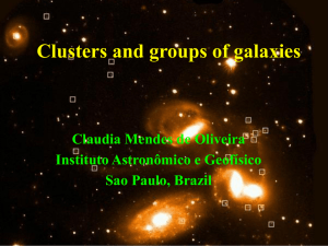 Clusters and groups of galaxies