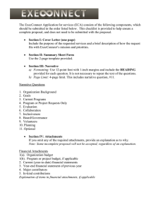 Project Application Document