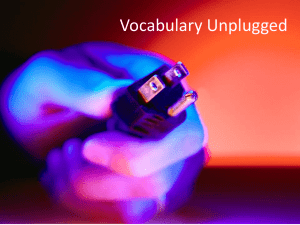 Revolutionize the Way You Teach Vocabulary! Presentation