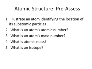 Atomic Structure Powerpoints