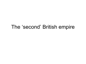The 'second' British empire
