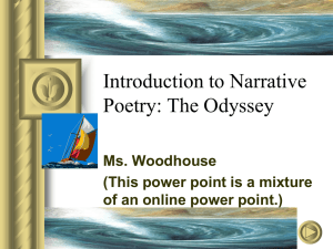 Introduction to The Odyssey - woodhouseenglish