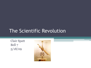 The Scientific Revolution by Clair Spatt