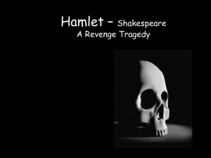 Hamlet – Shakespeare act 1 revision questions