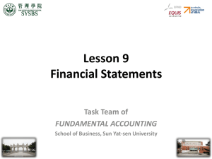 financial statements - Sun Yat