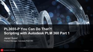 PLM 360 Script Types