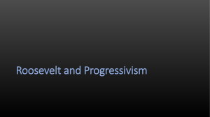Taft and Wilson as Progressives