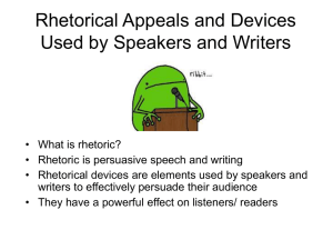 Nine Rhetorical Devices Used by Speechwriters