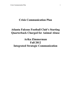 ISC Crisis Communication Plan