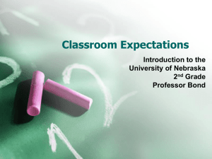 Classroom Expectations