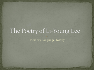 The Poetry of Li