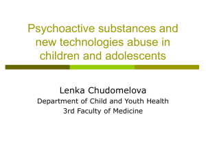 Prevention of drug abuse in children and adolescents