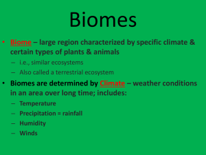 Biomes - Effingham County Schools
