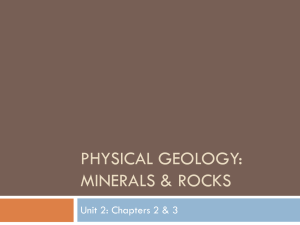 Unit 2_Physical Geology - WHS