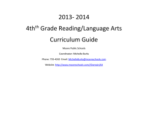 ELA 2013-2014 Scope and Sequence Grade: 4th