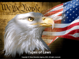 Types of Laws