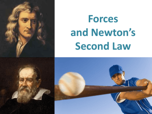 Forces and Newton's Second Law Presentation