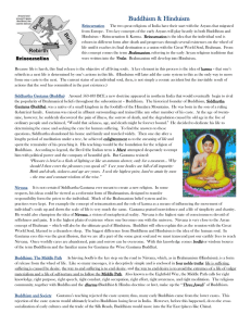 RECIPROCAL TEACHING LOG – Buddhism & Hinduism