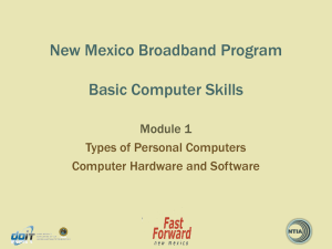 Basic Computer Skills - New Mexico Department of Information