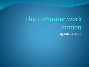 The computer work station