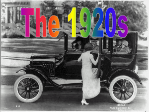 The 20s- An Overview