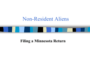 Non-Resident Aliens - St. Cloud State University