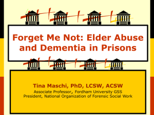 Older Adults in Prison