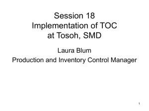 Implementation of TOC