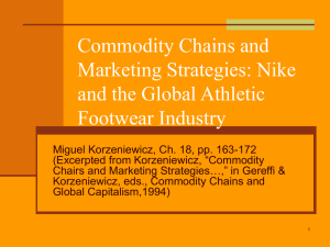 Commodity Chains and Marketing Strategies: Nike and the Global