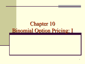 Binomial Option Pricing