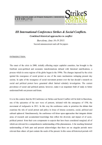 III International Conference Strikes & Social Conflicts. Combined