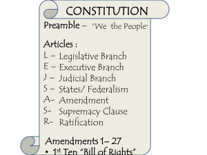 Constitution Foldable