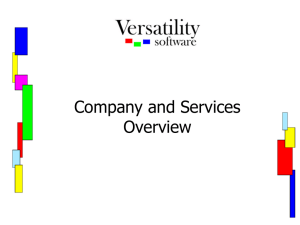 Versatility Overview (Collaborative Enterprise) - versatility