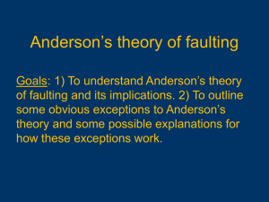 Anderson's theory of faulting