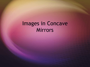 Optics concave mirror ray diagrams