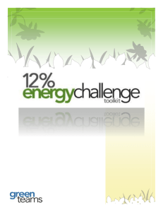 12% Energy Challenge Toolkit