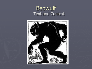 ENG 3U – Beowulf