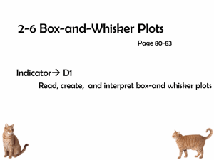 2-6 Box-and-Whisker Plots