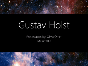 Gustav Holst Presentation
