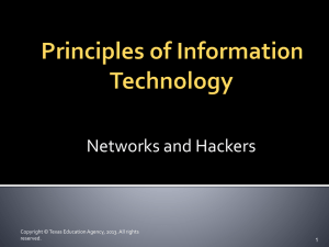 Networks and Hackers