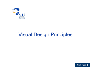 Visual Designs Principles