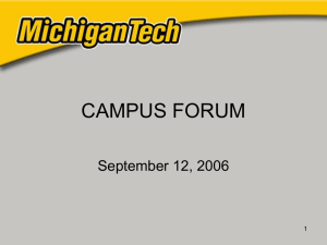 September 12, 2006 - Michigan Technological University