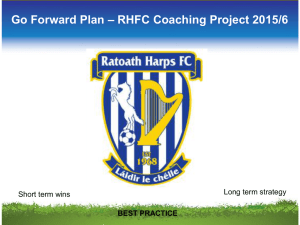 RHFC Coaching Plan 2015
