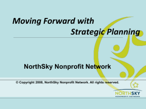 Moving Forward with Strategic Planning