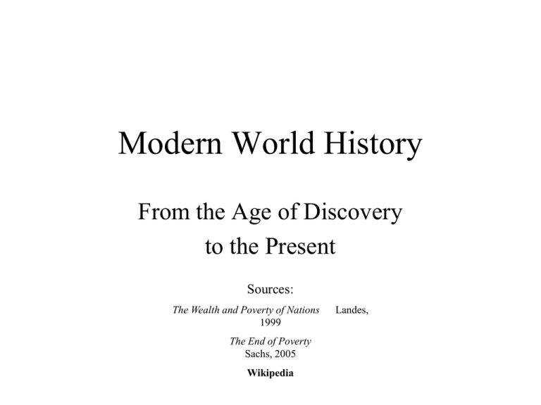 Why Was The Age Of Discovery Important