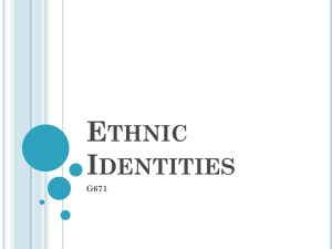 Ethnic Identities