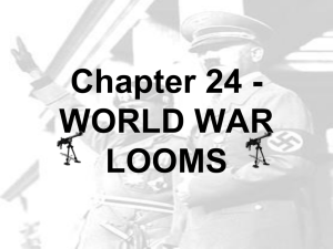 Chapter 24 -WORLD WAR LOOMS SECTION 1: DICTATORS