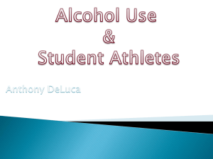 Alcohol and Athletes - Rowan University